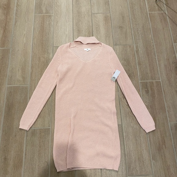 Nordstrom pink sweater dress - Picture 2 of 4